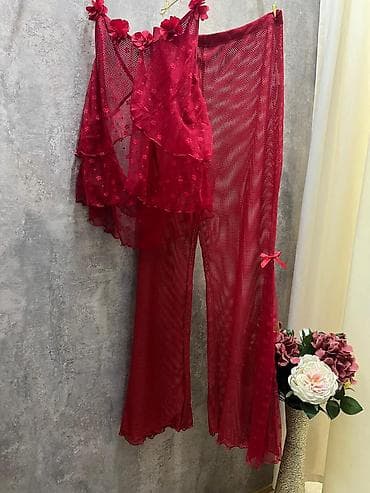 нижнее белье сексуальные: Комплект, Топ, Прозрачная модель — 1