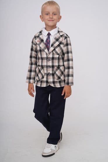 детские трикотажные спортивные костюмы: Школьная форма, Новый — 5