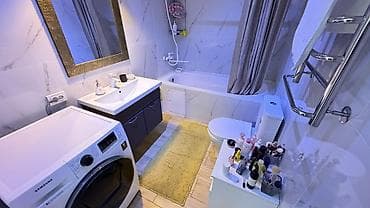 терраса бишкек: 3 комнаты, 80 м², Элитка, 1 этаж, Дизайнерский ремонт — 7