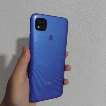 Redmi, Redmi 9C, Б/у, 64 ГБ, цвет - Синий, 2 SIM