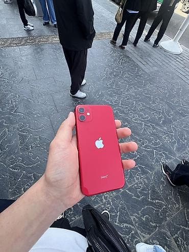 iphone 6c: IPhone 11, Б/у, 64 ГБ, Красный, Чехол, 79 % — 1