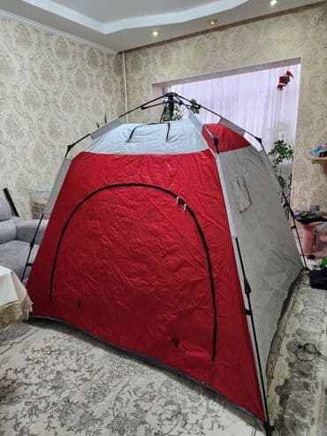 купить прикормочный кораблик для рыбалки: Зимняя быстровозводимая палатка-куб для рыбалки/туризма утеплённая — 7