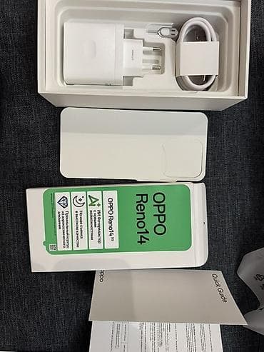 Oppo Reno 14, Новый, 512 ГБ, цвет - Белый, 2 SIM