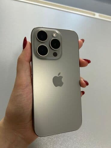 iphone s5: IPhone 15 Pro, Б/у, 256 ГБ, Natural Titanium, Чехол, 85 % — 2