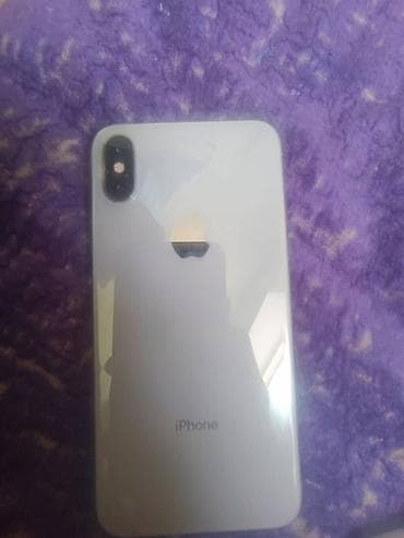 IPhone Xs, Колдонулган, 256 ГБ, Ак, 100 %