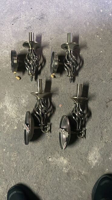 продажа люстра: Набор светильников для дома 1) Настенный бра в стиле классика: - — 6