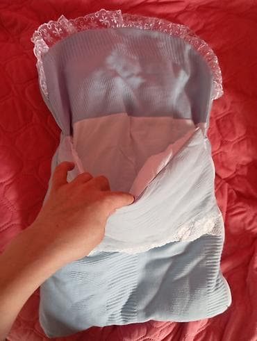 1 месяц: Конверты/одеяла для новорождённого – набор из 3 штук. 1) Нарядный — 1