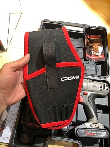 Үй жана бакча: Аккумуляторная дрель-шуруповерт CROWN Professional CT21056L — 8