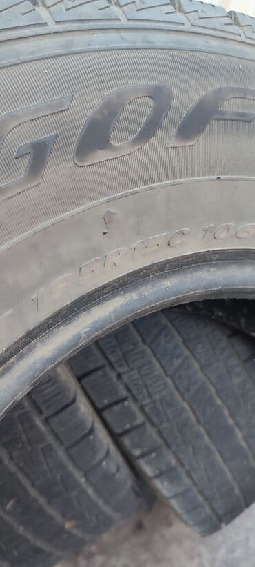 продаю шины на портер: Шины 195 / R 15, Зима, Б/у, Комплект, Легкий коммерческий транспорт (C/LT), Китай, Goform — 2