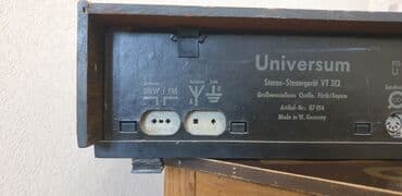 радиолу рекорд 314: Радиоприемник Universum VT312, ФМ, ДВ, СВ, КВ диапазоны,  выходная — 13
