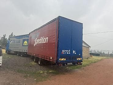 танк машина: Прицеп, Шторный, Б/у — 1