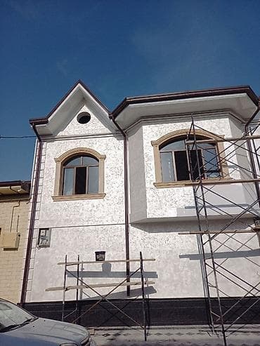 итальянское серебро: Ремонт фасада, Фасадный декор | Жидкий травертин Больше 6 лет опыта — 1