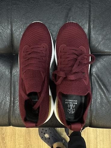 fleec: Мужские кроссовки, 40, 41, 42, Brunello Cucinelli, Новый, цвет - Красный, Самовывоз — 5