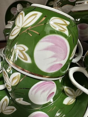 fire maple: Чайный сервиз «Слива» Вербилка на 6 персон — 3
