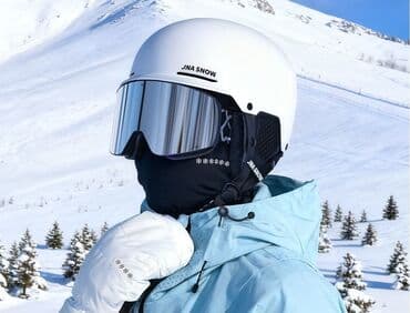 Сноубордический/лыжный шлем JNA SNOW, матовый белый размер XL at lalafo.kg Сноубордический/лыжный шлем JNA SNOW, матовый белый размер XL