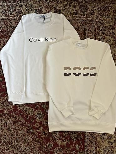 Мужская толстовка, XL, Calvin Klein, Новый, цвет - Белый, Платная доставка, Самовывоз