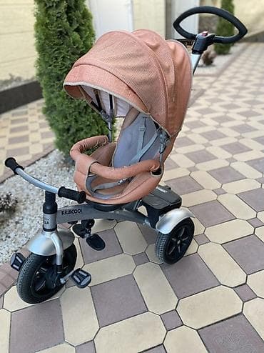 Детские велосипеды: Детский трехколесный велосипед-коляска Kiwicool - Формат 2-в-1 — 1