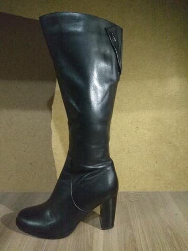 сапоги зимние женские натуральная кожа натуральный мех распродажа: Продаю сапоги зима, натуральный мех и кожа, фирма Leinidina — 3