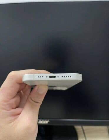 купить айфон 5 с: IPhone 13, Колдонулган, 128 ГБ, White Titanium, Коргоочу айнек, Кабель, 71 % — 3