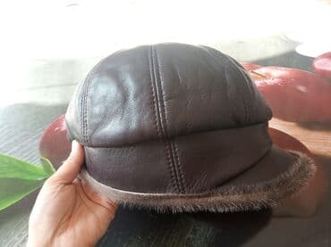 адежду: Кожа!! Зимняя шапка/кепка/капор из натуральной кожи. Новая и — 4