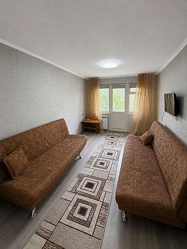 1комнатный квартира в бишкеке: 1 комната, 32 м², 104 серия, 5 этаж, Косметический ремонт — 1