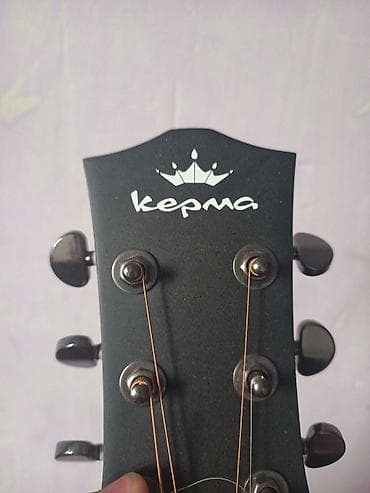 гитару: Акустическая гитара Kepma, форма дредноут с вырезом (cutaway) — 1