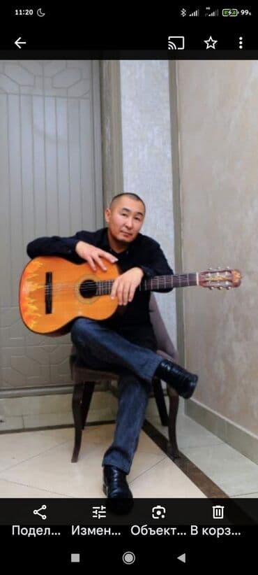 учитель по английскому: Уроки игры на гитаре Индивидуальное, С выездом на дом — 12