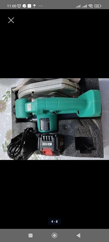 Оңдоп-түзөө жана курулуш: Пила циркулярная аккумуляторная WOSAI MT, 20 В, 7" (185 мм) - — 4