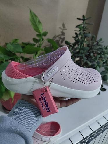 Сабо: Сабо, 37.5, Crocs, Новый, цвет - Розовый — 2