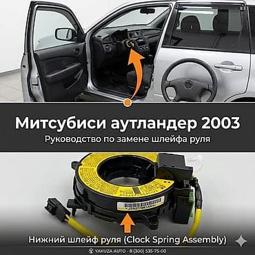 srs: Рулевой шлейф Mitsubishi 2003 г., Новый, Аналог — 1