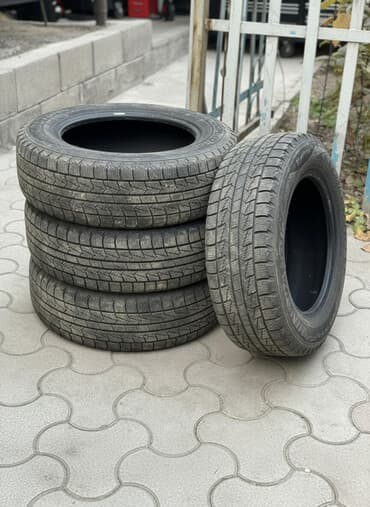 диски на нексии: Шины 195 / 65 / R 15, Зима, Б/у, Комплект, Легковые, Корея, Roadstone — 1