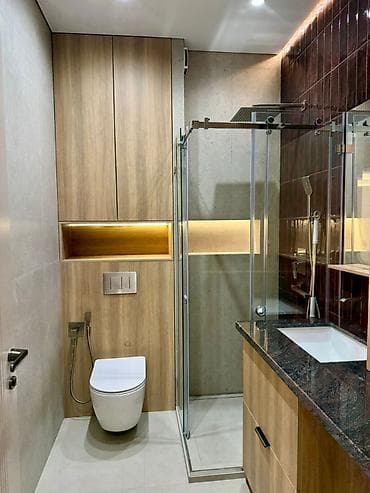 арча бешик 1: 2 бөлмө, 60 м², Элитка, 11 кабат, Дизайнердик ремонт — 4