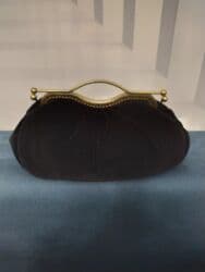 купить мужской клатч из натуральной кожи ручной работы: Продаю бархатный редикюль сумочку, новая, черного цвета размер 30×15 — 24
