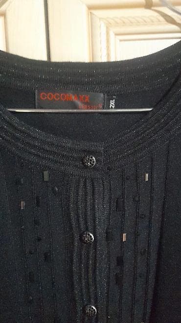 nano 7: Повседневное платье, Длинная модель, Трикотаж, Прямое, 2XL — 2