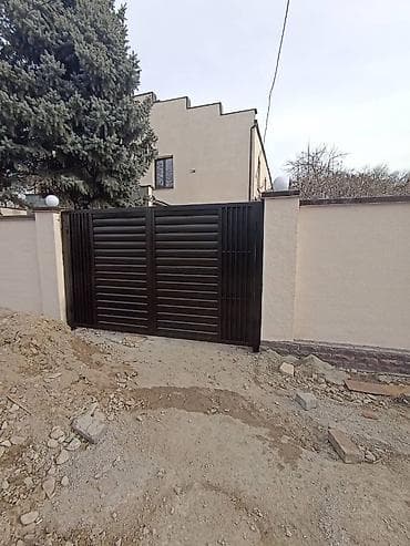 навес для дома бишкек: Металлические ворота и калитки - Тип: распашные ворота с встроенной — 3