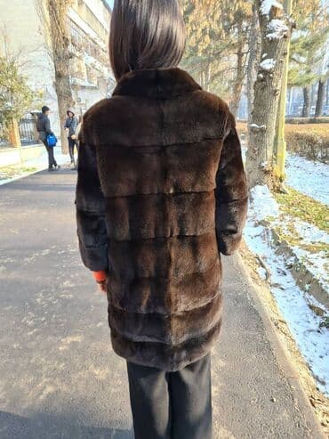 Спецодежда: Шуба, Норка, По колено, M — 3