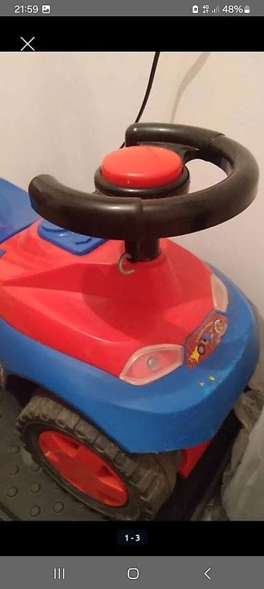 Каталка-машинка для детей - Тип: толокар (каталка) с рулём и звуковой