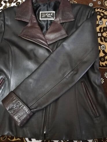 Прокат одежды: Дешево! Эксклюзив! Кожаная женская куртка(деми) 48-50р. Размер XXL — 4