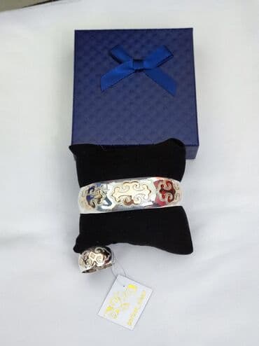 свадебные платья от производителя: Серебряный Билерик+ кольцо Серебро напыление золото 925 пробы — 2