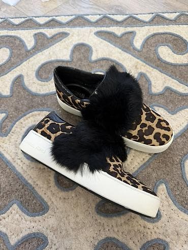 Лоферы, 36.5, Michael Kors, Б/у, цвет - Бежевый