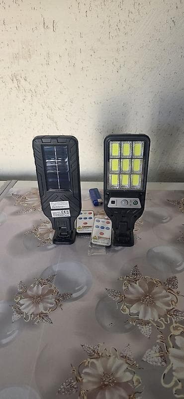 Солнечные панели: Солнечные уличные светильники с пультом ДУ - Панель на солнечной — 6