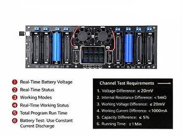 Инструменты: Продам 8-канальное зарядное и тестовое устройство для аккумуляторов — 2