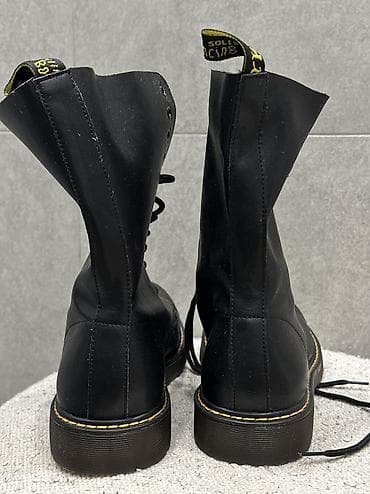 Атайын кийим: Мужские ботинки под берцы. Натуральная кожа. Без утепления. Новые — 3