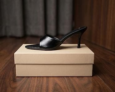 Босоножки, сандалии, шлепанцы: Продам абсолютно новые, элегантные мюли от бренда MNG (Mango) — 1