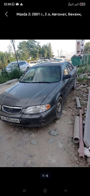 бар авто: Mazda 2: 2001 г., 2 л, Автомат, Бензин, Седан — 5