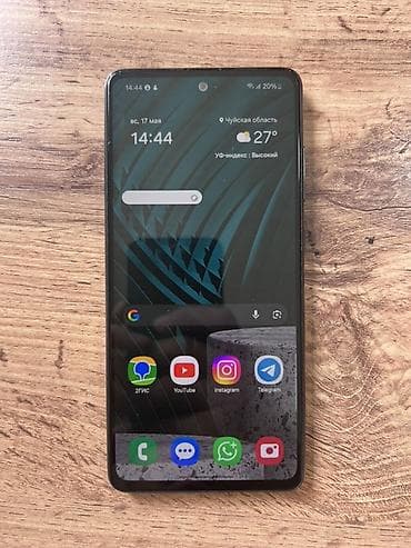 Samsung Galaxy A52, Б/у, 256 ГБ, цвет - Черный, 2 SIM