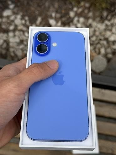 18 айфон: IPhone 16, цвет Blue (синий) 256 гб АКБ 87% СРОЧНО 🚨 - Дисплей 6.1" — 2
