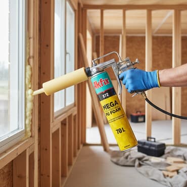 пистолет для пены: Монтажная пена Akfix 872 MEGA Professional PU Foam (для пистолета) - — 1