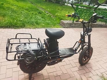 акумлятор: Электроскутер/электромопед с грузовой платформой Описание: - Прочный — 2