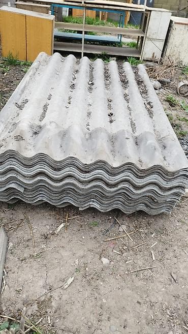 шифер прямой: Шифер, Асбестоцементный, 8 волновой — 1